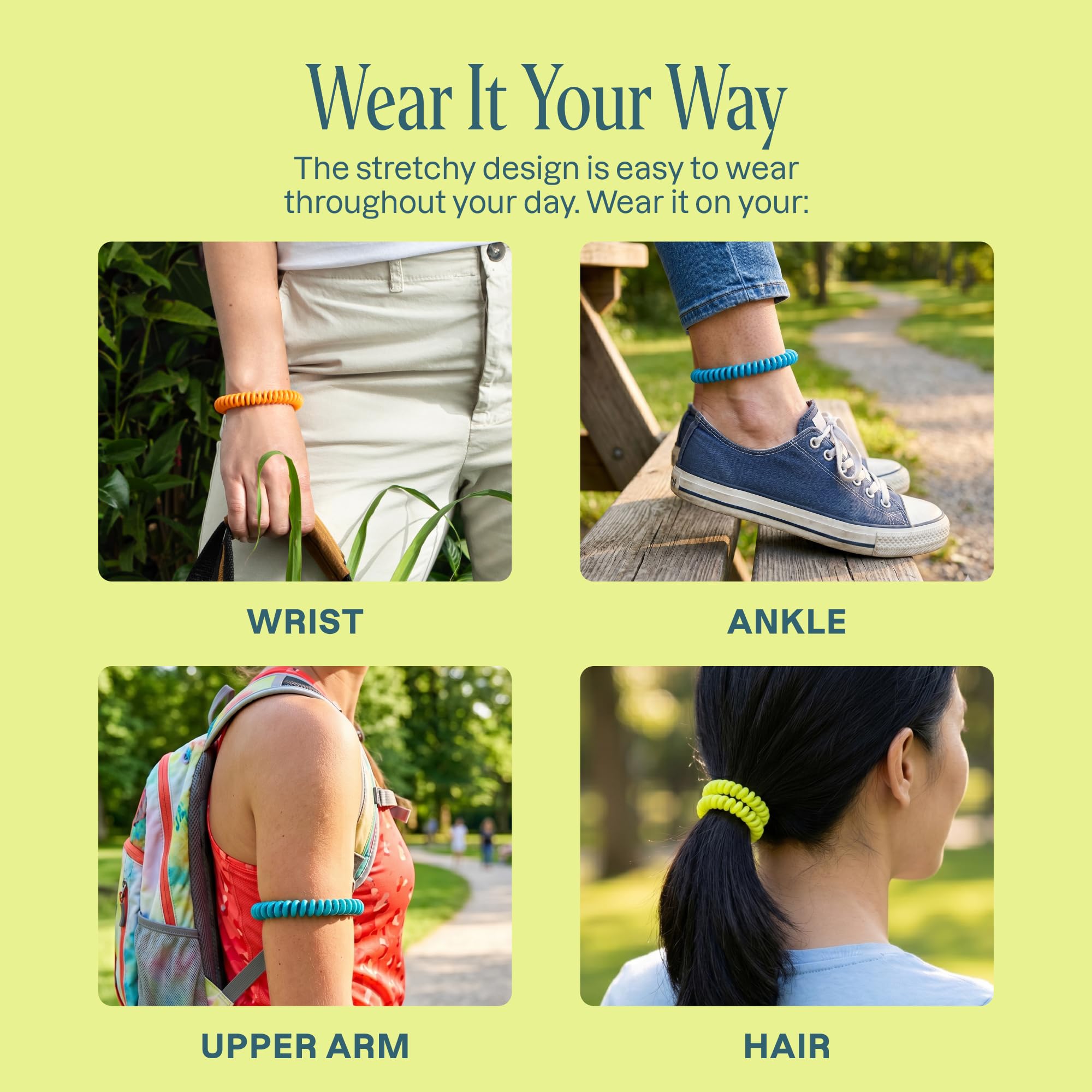 Cliganic pulsera en muñeca durante excursión, ayuda en actividades al aire libre