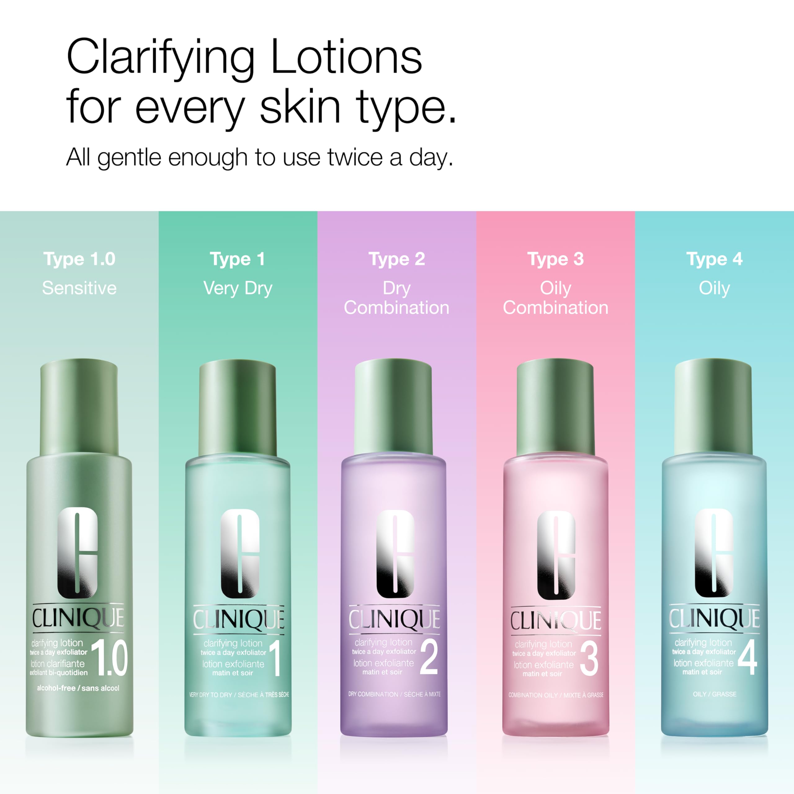 Clinique aplicación con algodón que remueve impurezas para mejor absorción