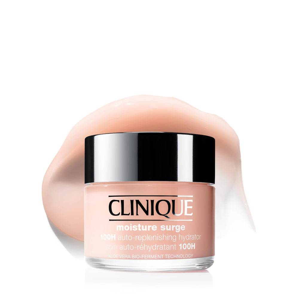 Clinique envase frontal mostrando hidratante oil-free y beneficio hidratación inmediata