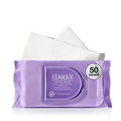 Clinique paquete frontal de toallitas, práctico para llevar y usar