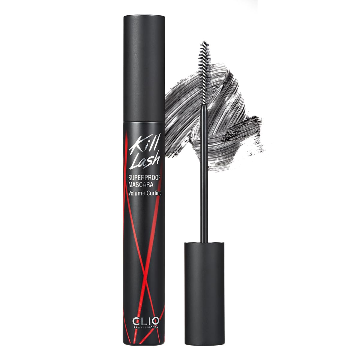 CLIO PROFESSIONAL mascara frontal mostrando volumen natural