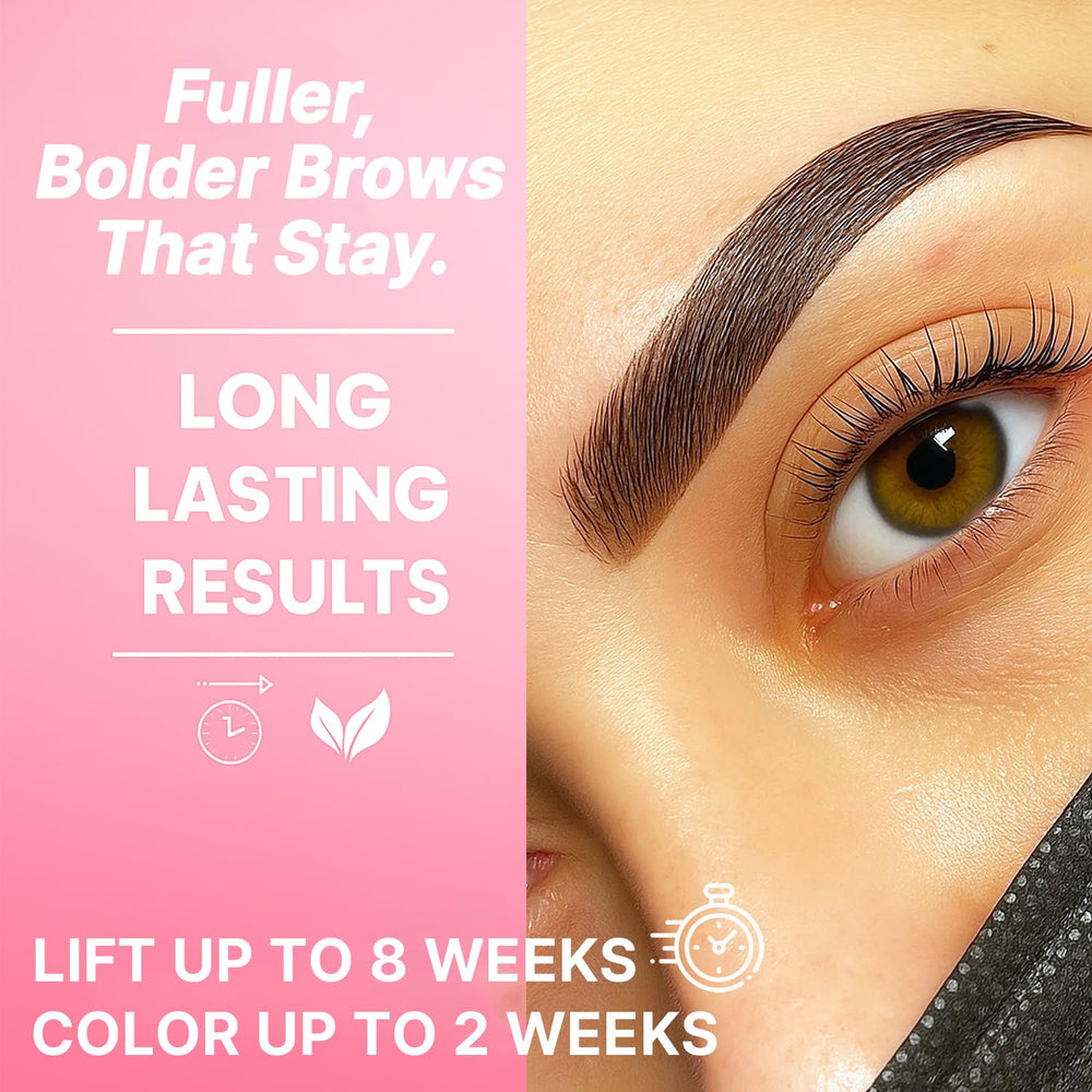 CLIONE PRIME aplicación en cejas primer plano, lamina y uniforma el vello