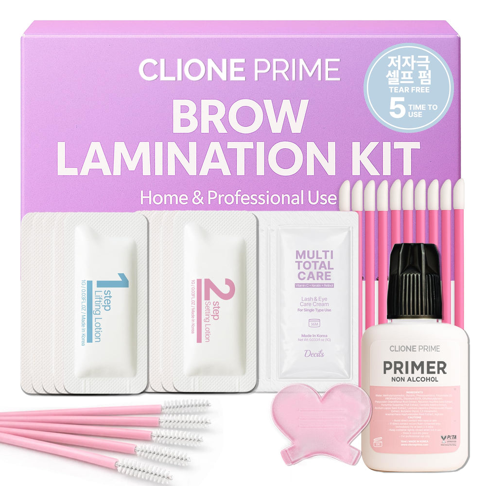 CLIONE PRIME kit en tocador iluminado mostrando uso diario y ahorro tiempo