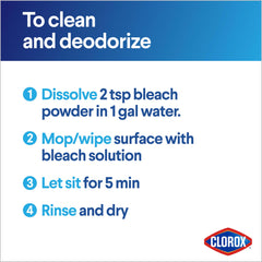 Clorox en tambor de lavadora ilustrando compatibilidad con lavadoras HE y eficacia