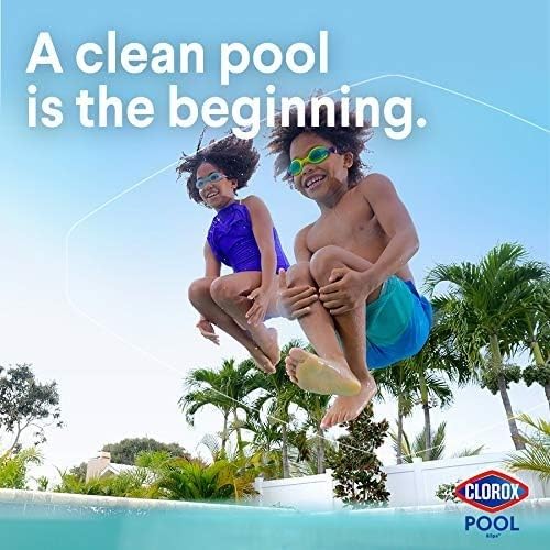 CLOROX Pool&Spa muestra escala de 1 quart para referencia de tamaño
