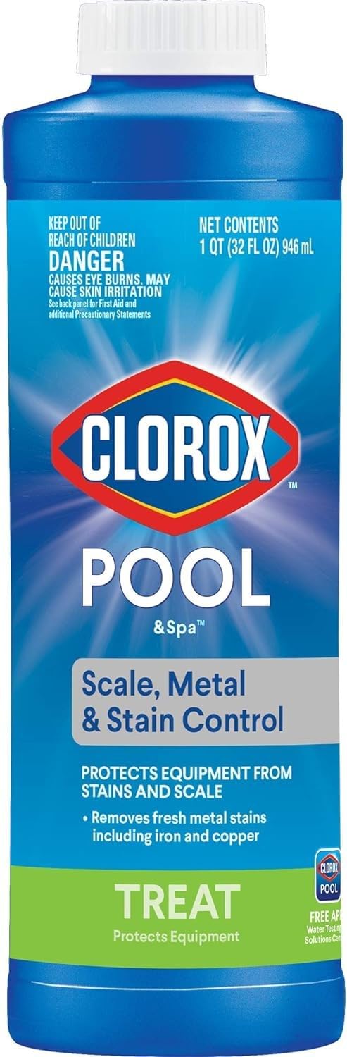 CLOROX Pool&Spa envase frontal mostrando la marca y beneficio preventivo