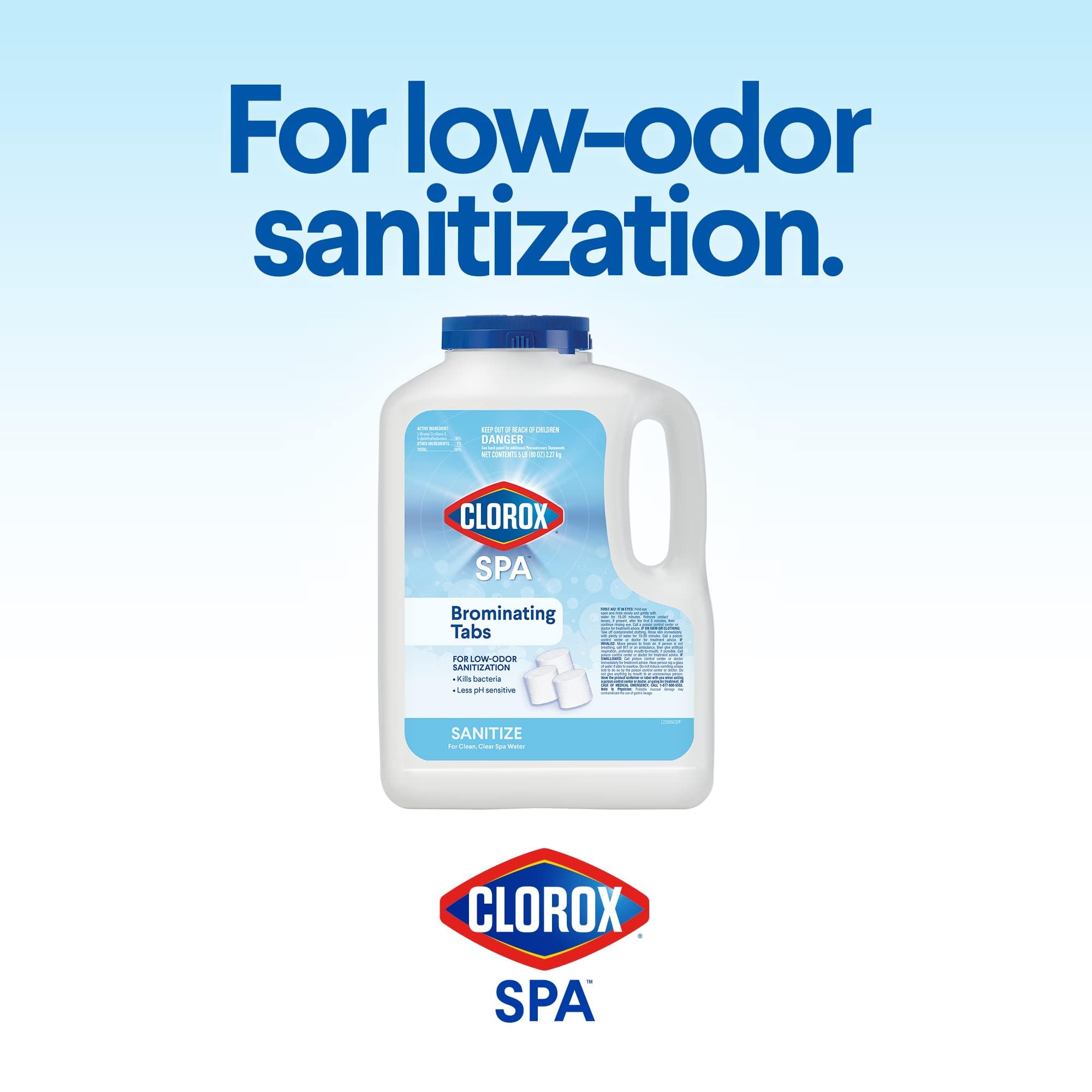 CLOROX Pool&Spa tabletas en jacuzzi en uso mostrando agua clara y confortable