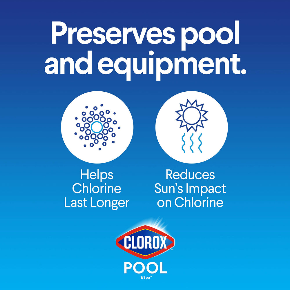 Clorox Pool&Spa detalle del polvo para disolución rápida y dosificación precisa