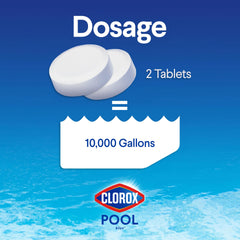 CLOROX Pool&Spa pastilla XTRABLUE en dispensador flotante manteniendo cloro constante