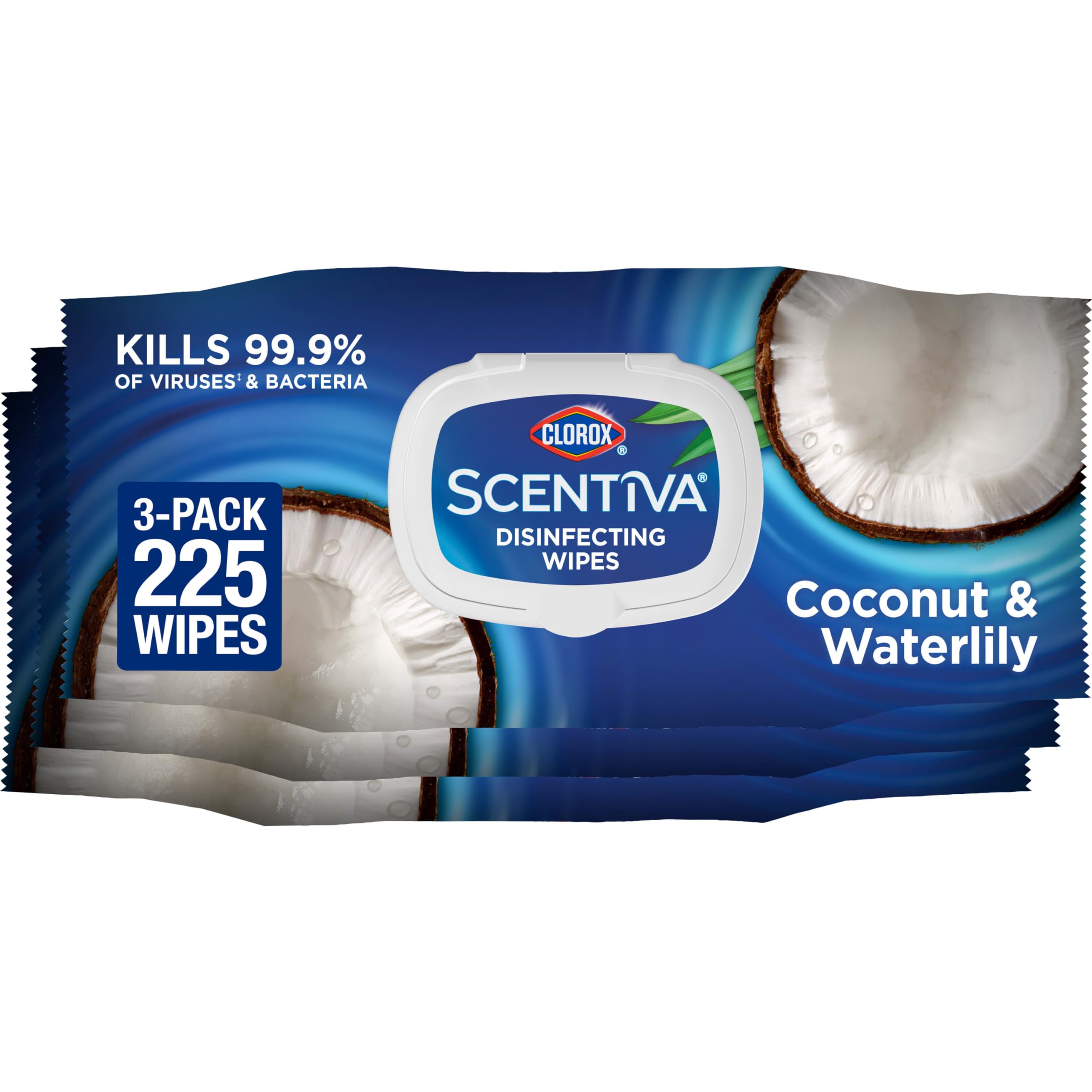 Clorox Scentiva frente del empaque mostrando el producto y aroma