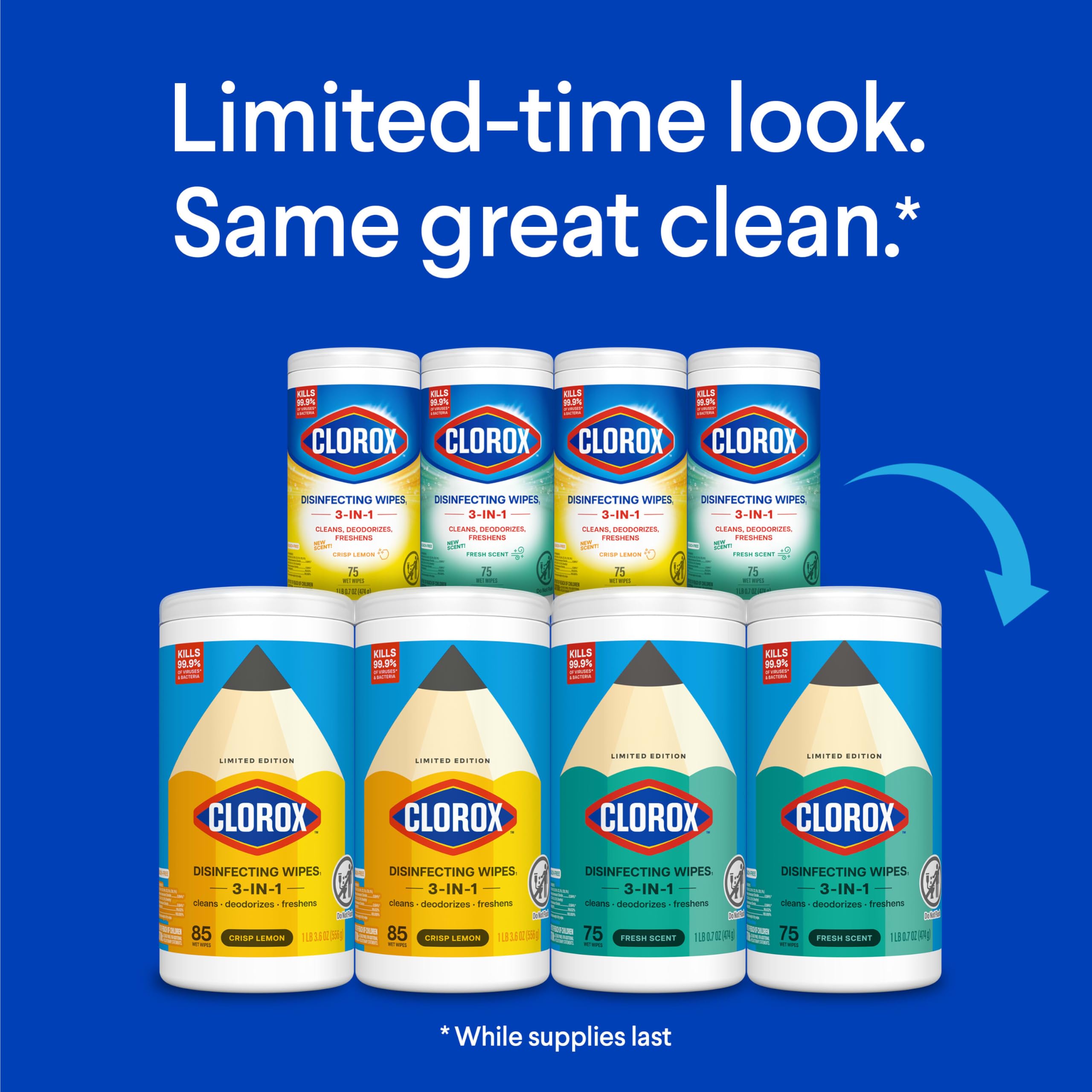 Clorox detalle de textura de la toallita que demuestra calidad de limpieza