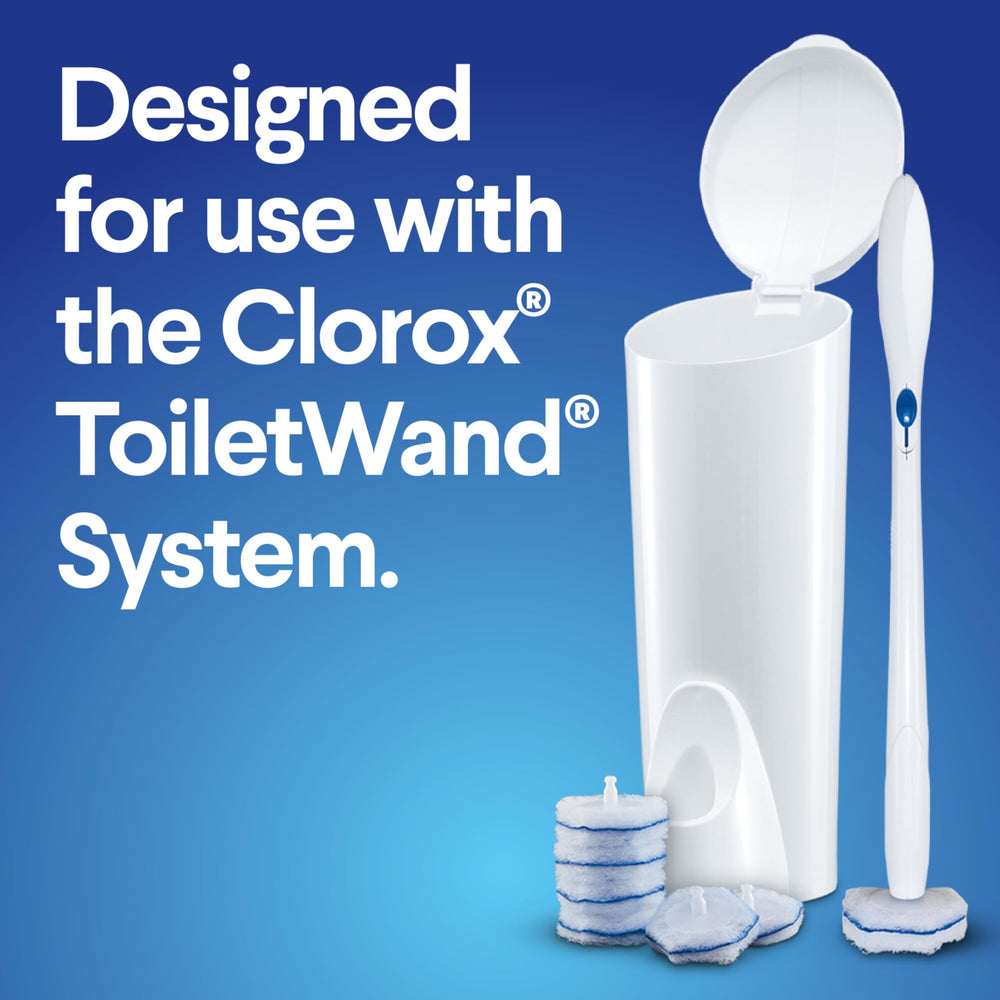 Clorox comparación de tamaño en mano para visualizar dimensiones y manejo fácil