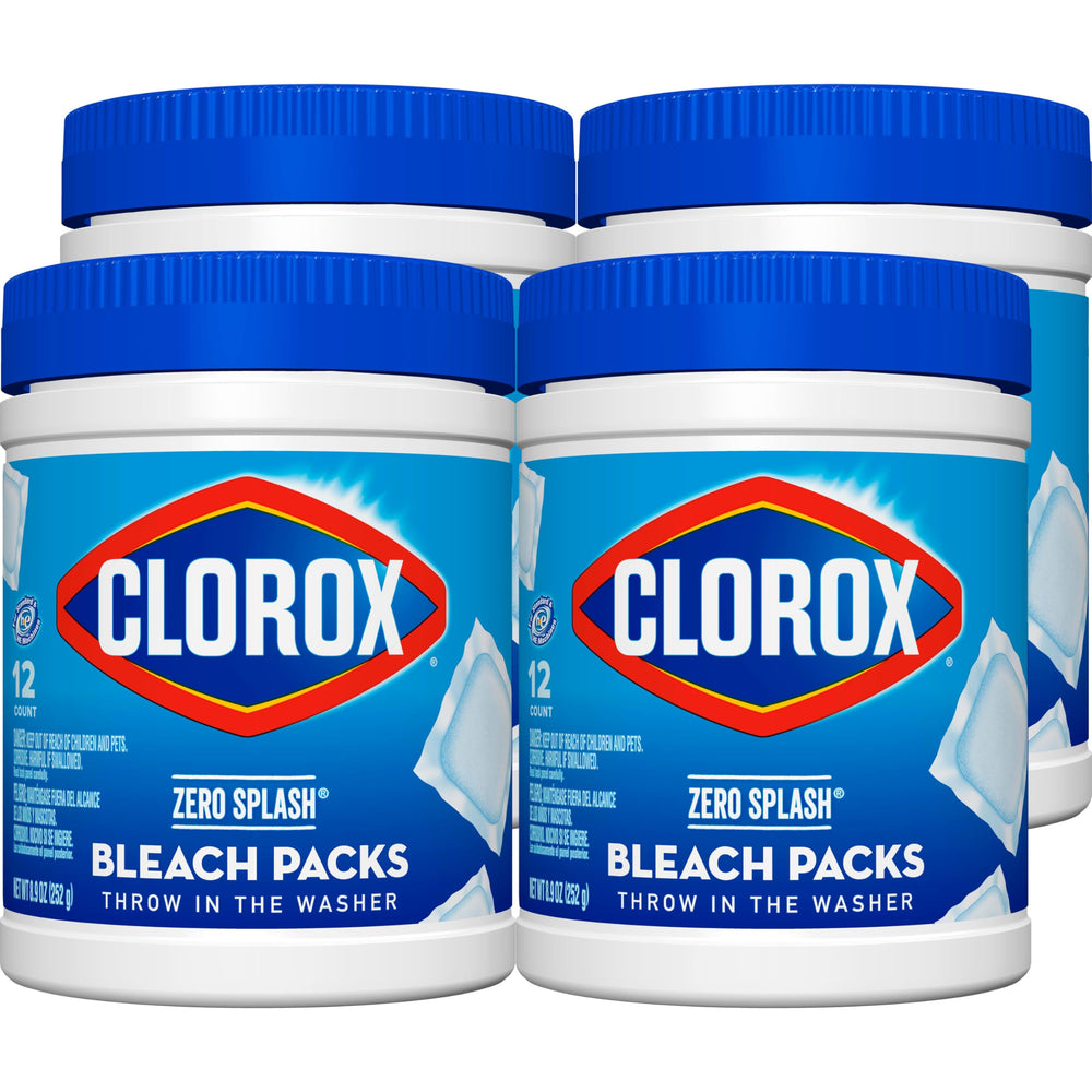 Clorox front packaging showing 4-pack and convenience benefits