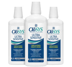 CloSYS frontal del empaque mostrando el envase y beneficio de limpieza suave