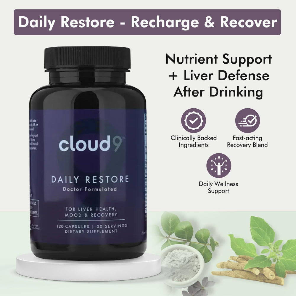 Cloud9 by Rebound etiqueta con ingredientes y beneficios claramente legibles