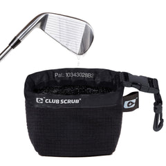 Club Scrub frontal mostrando cierre y diseño, limpieza práctica
