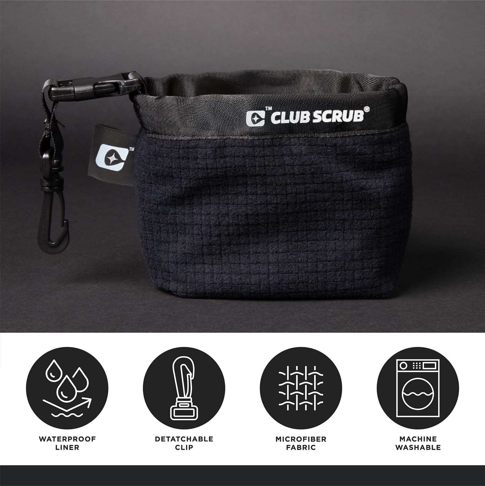 Club Scrub textura de microfibra suave, pulido sin rayar