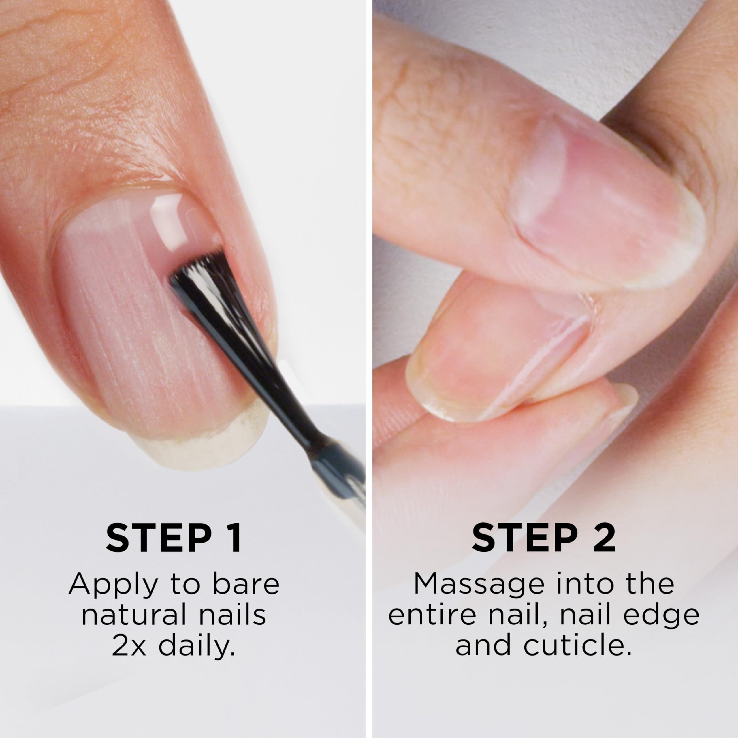 CND RescueRXx etiqueta legible con ingredientes principales y beneficio