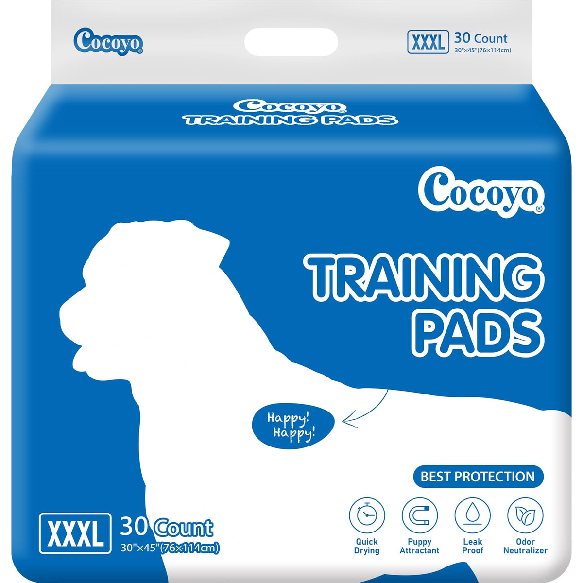 COCOYO paquete frontal de 30 unidades, acceso rápido y ahorro