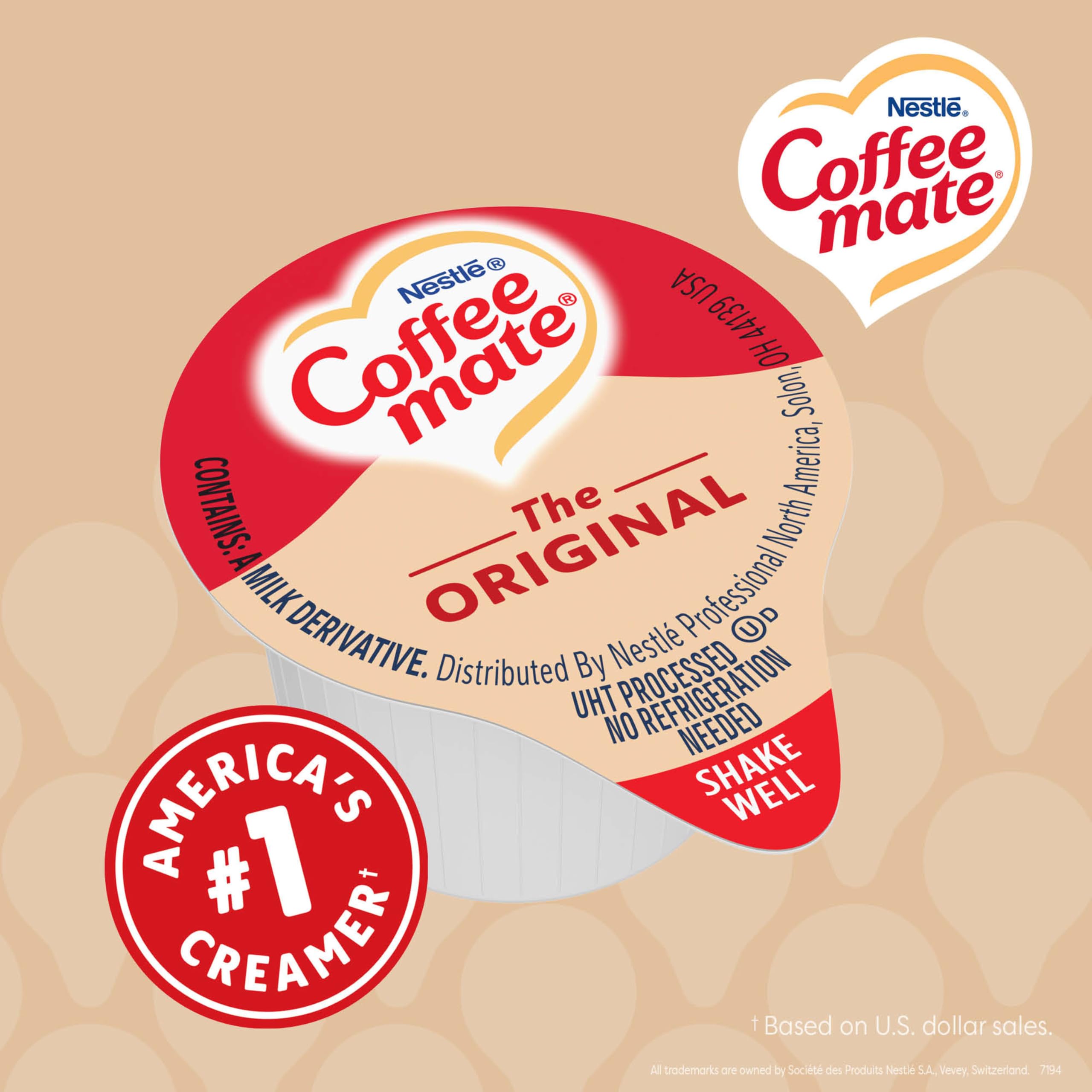 Coffee Mate en estación de café oficina solución higiénica para invitados