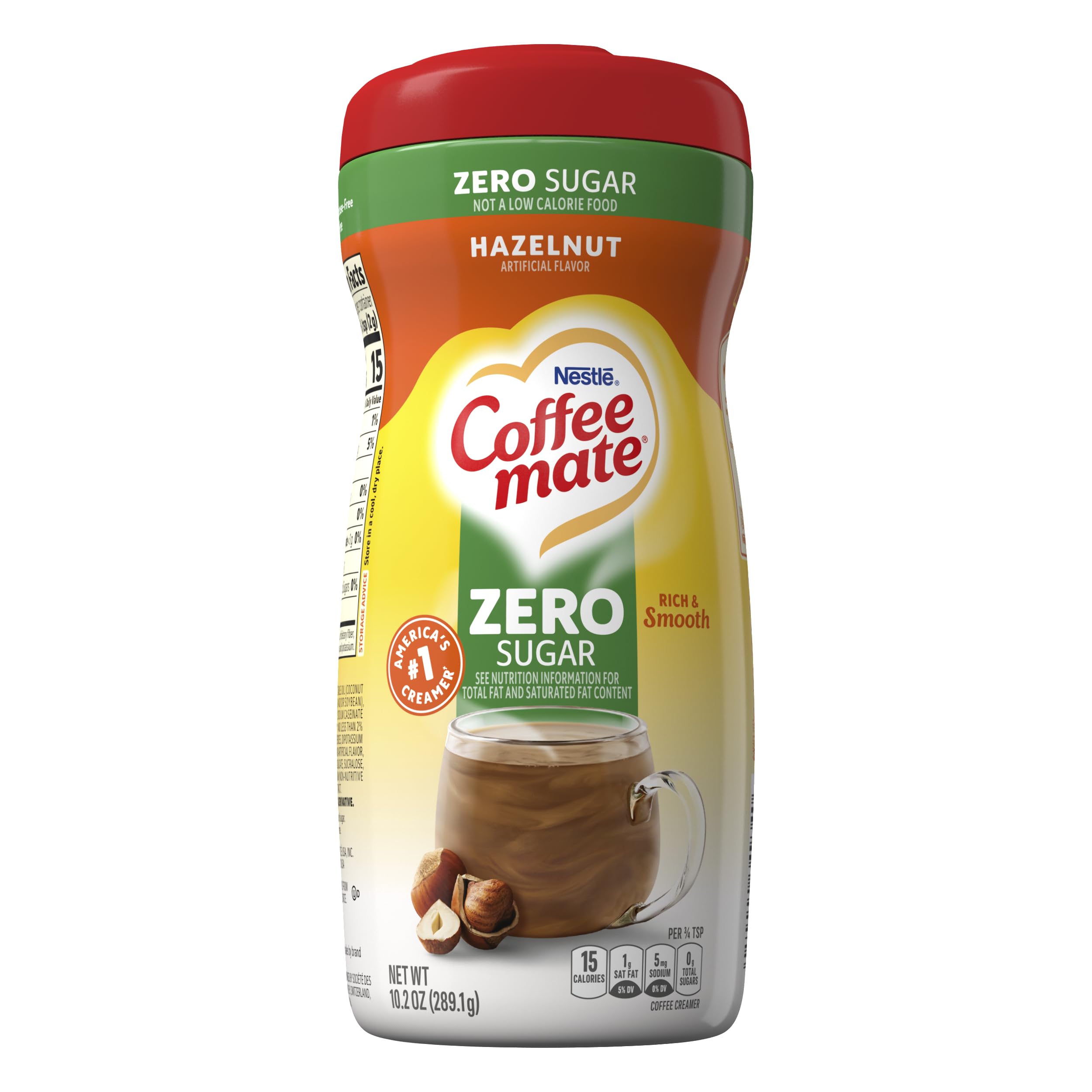 Coffee‑Mate en cocina moderna estilo lifestyle que sugiere uso diario y conveniencia