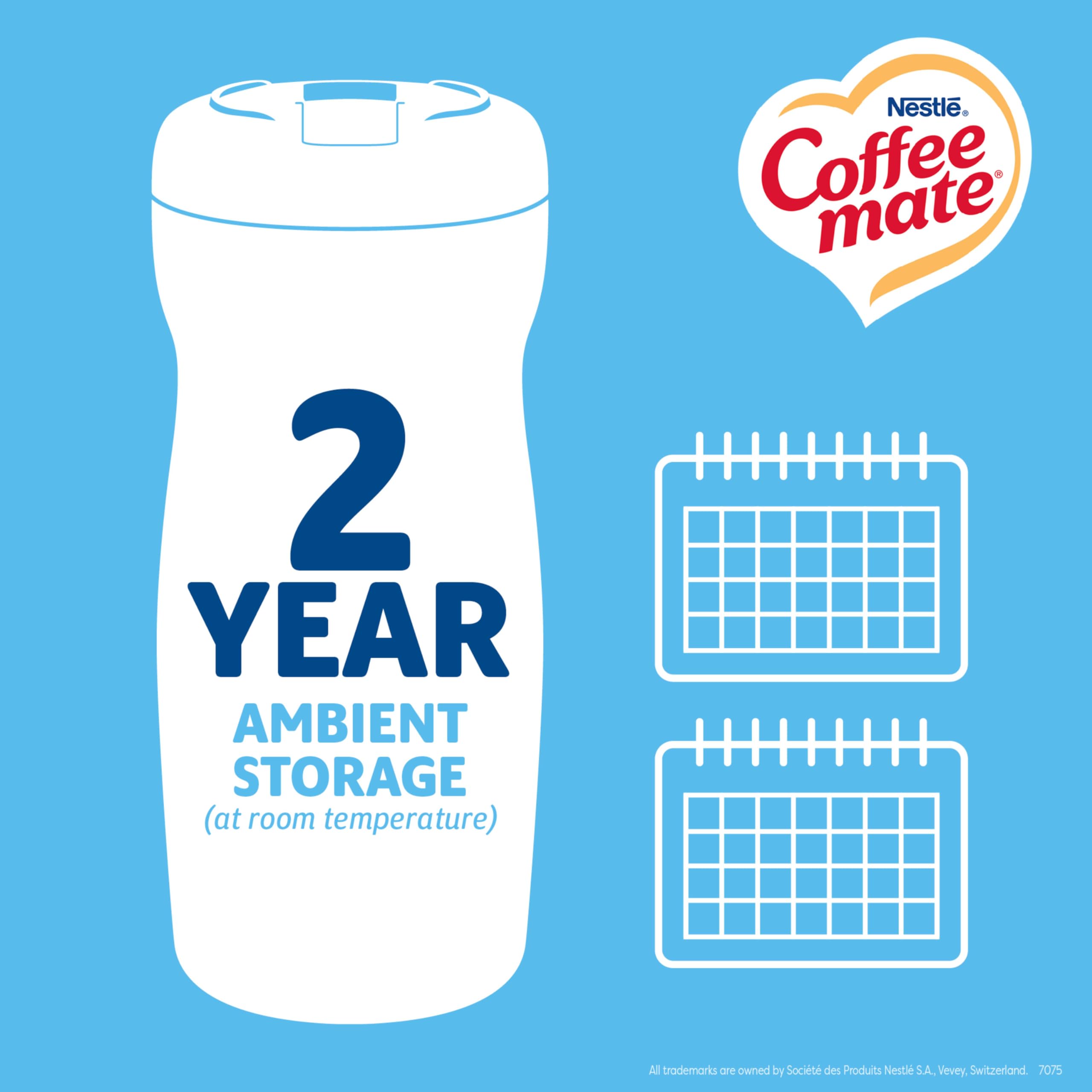Coffee Mate etiqueta con ingredientes y sellos kosher y sin lactosa para seguridad dietética