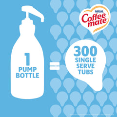 Coffee-mate textura del concentrado cerca, cremosa y fácil de mezclar
