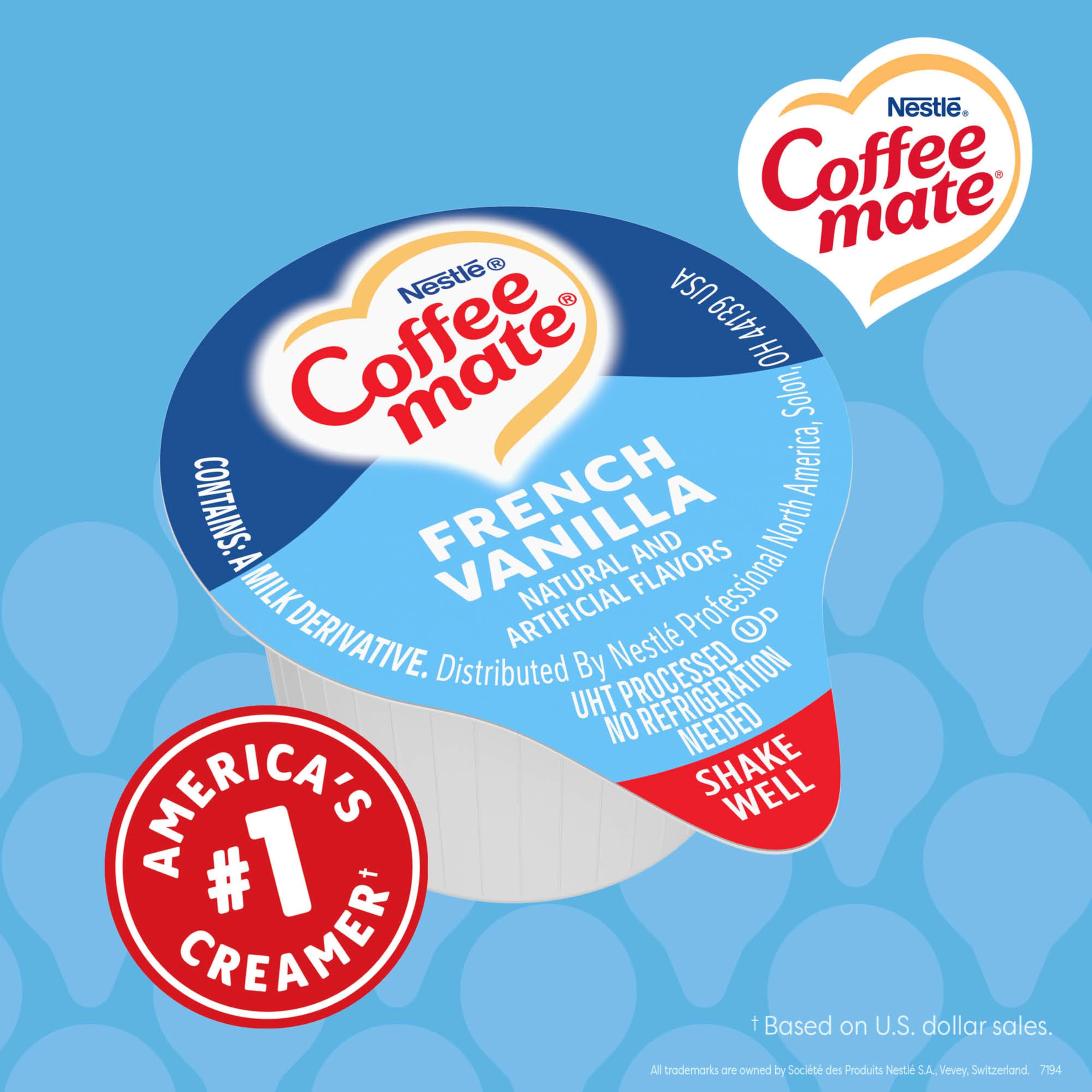 Coffee mate estantería de oficina con caja y tarrinas listas para reuniones y eventos