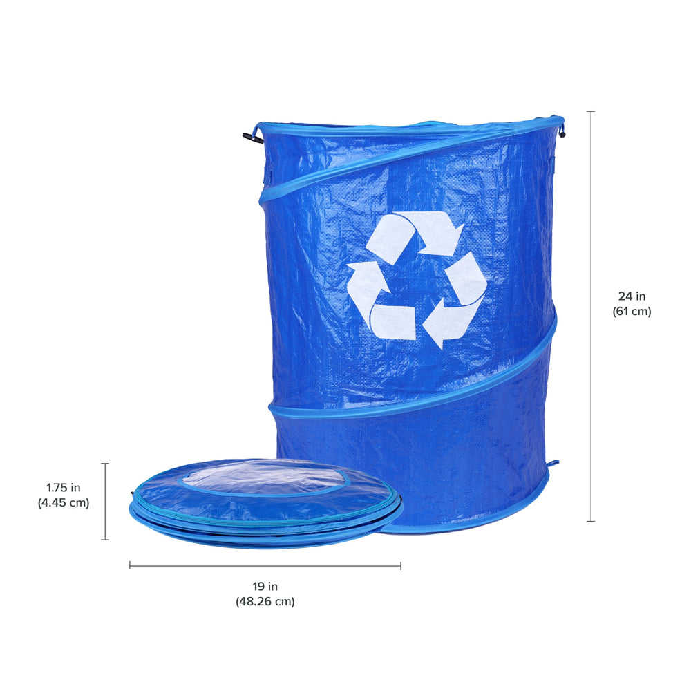 Coghlan's cubo en uso en campamento separando basura y reciclaje