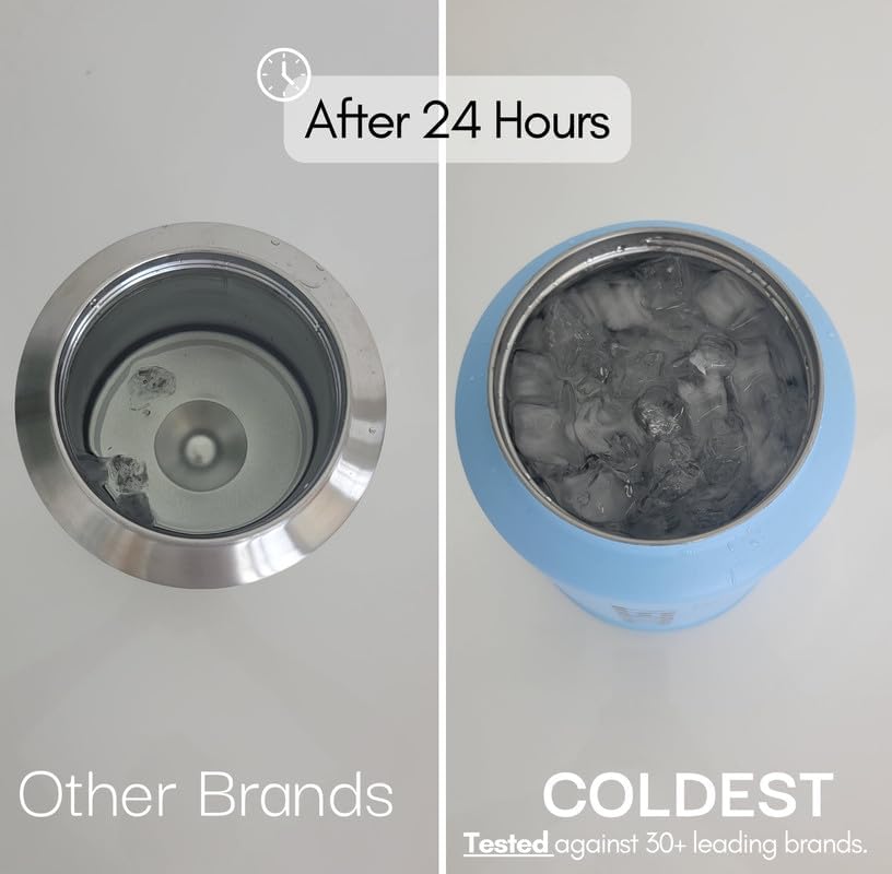 The Coldest Water acabado acero inoxidable, resistencia y aislamiento