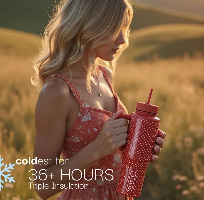 The Coldest Water en sendero exterior, termo listo para actividades