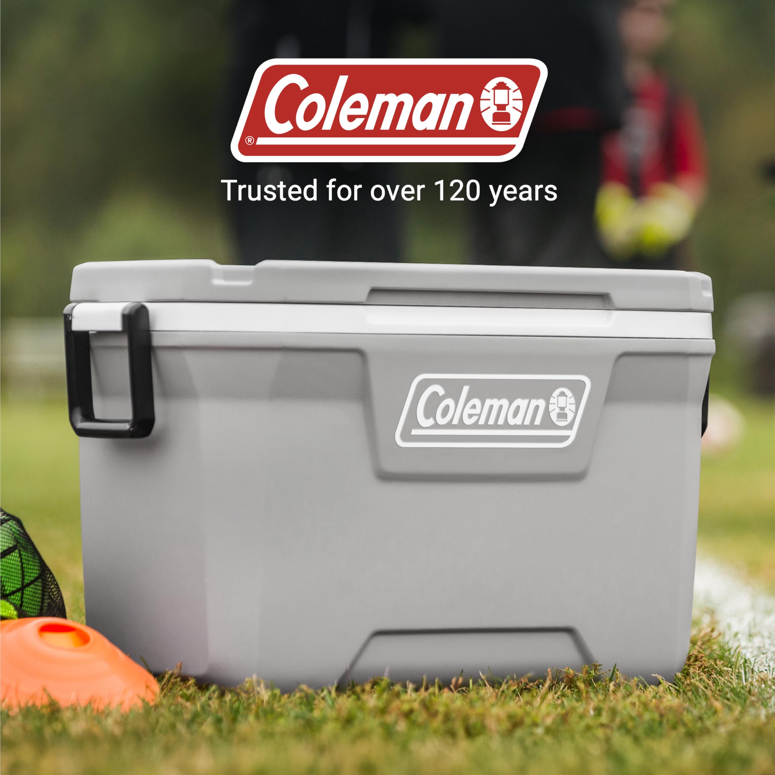 Coleman etiqueta 'Made in USA' mostrando calidad de fabricación y durabilidad