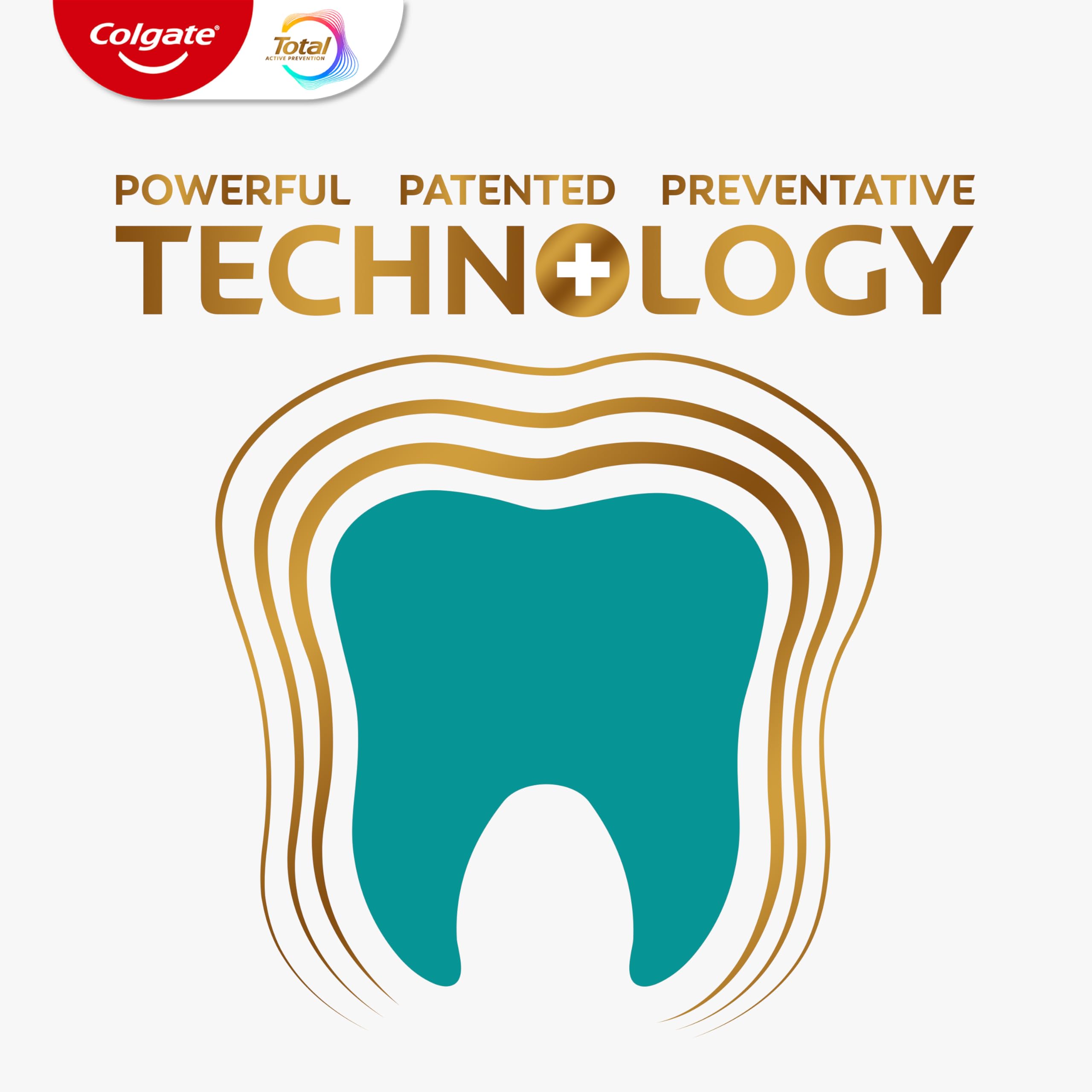 Colgate detalle del sello de flúor enfatizando soporte remineralizante