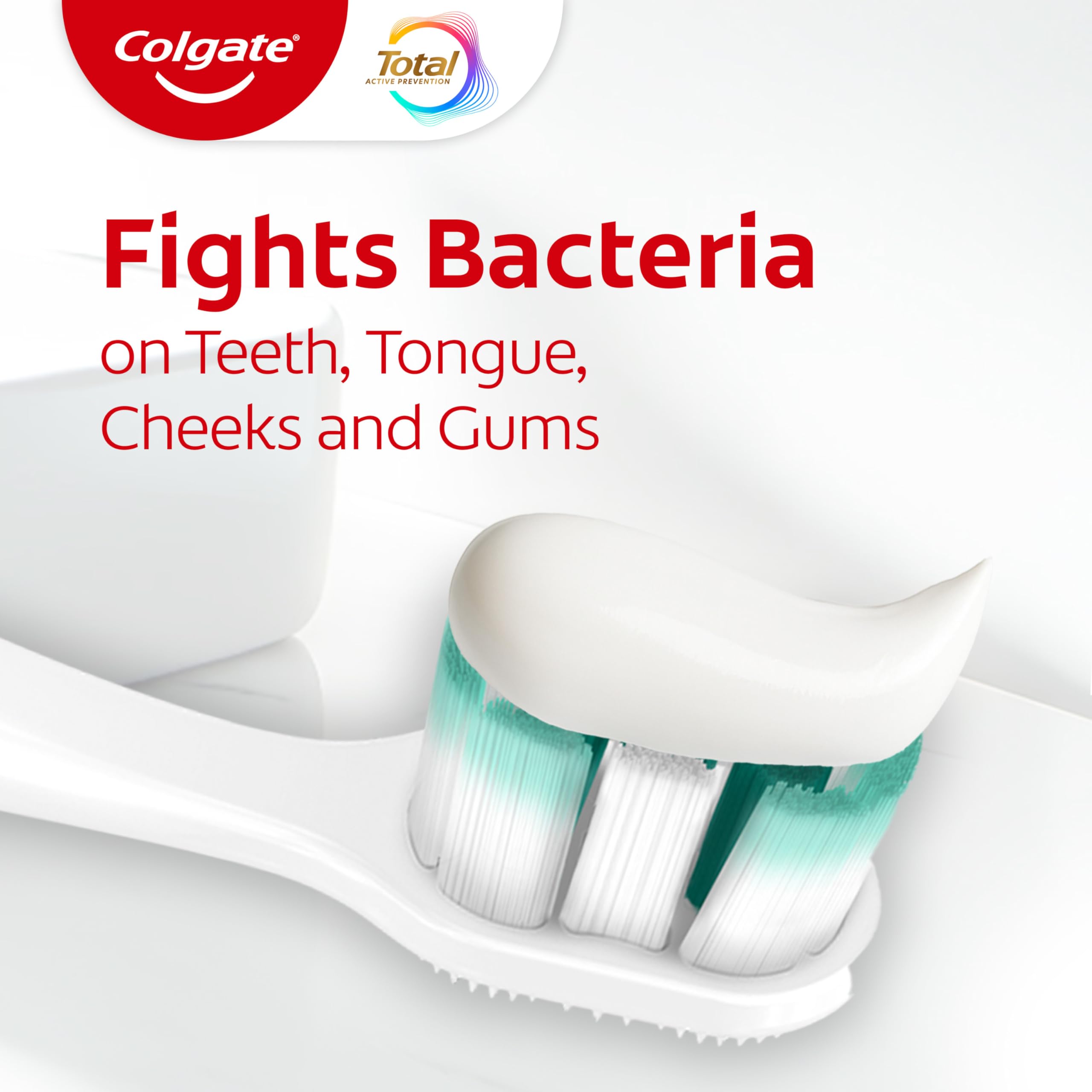 Colgate Total multipack abierto con los cuatro tubos listos para usar