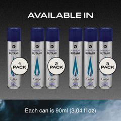 Colibri pack de dos latas 90 ml escala comparativa para portabilidad