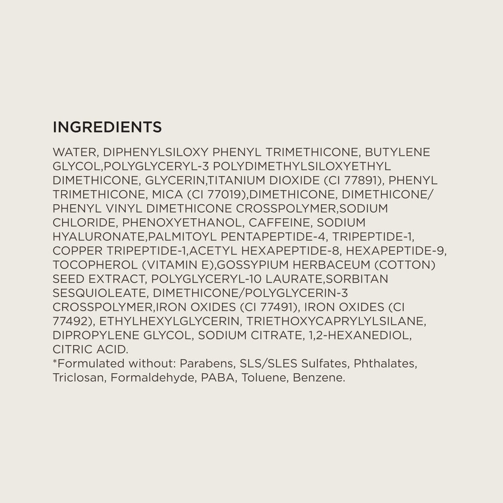 Colleen Rothschild primeros planos de ingredientes activos beneficiosos
