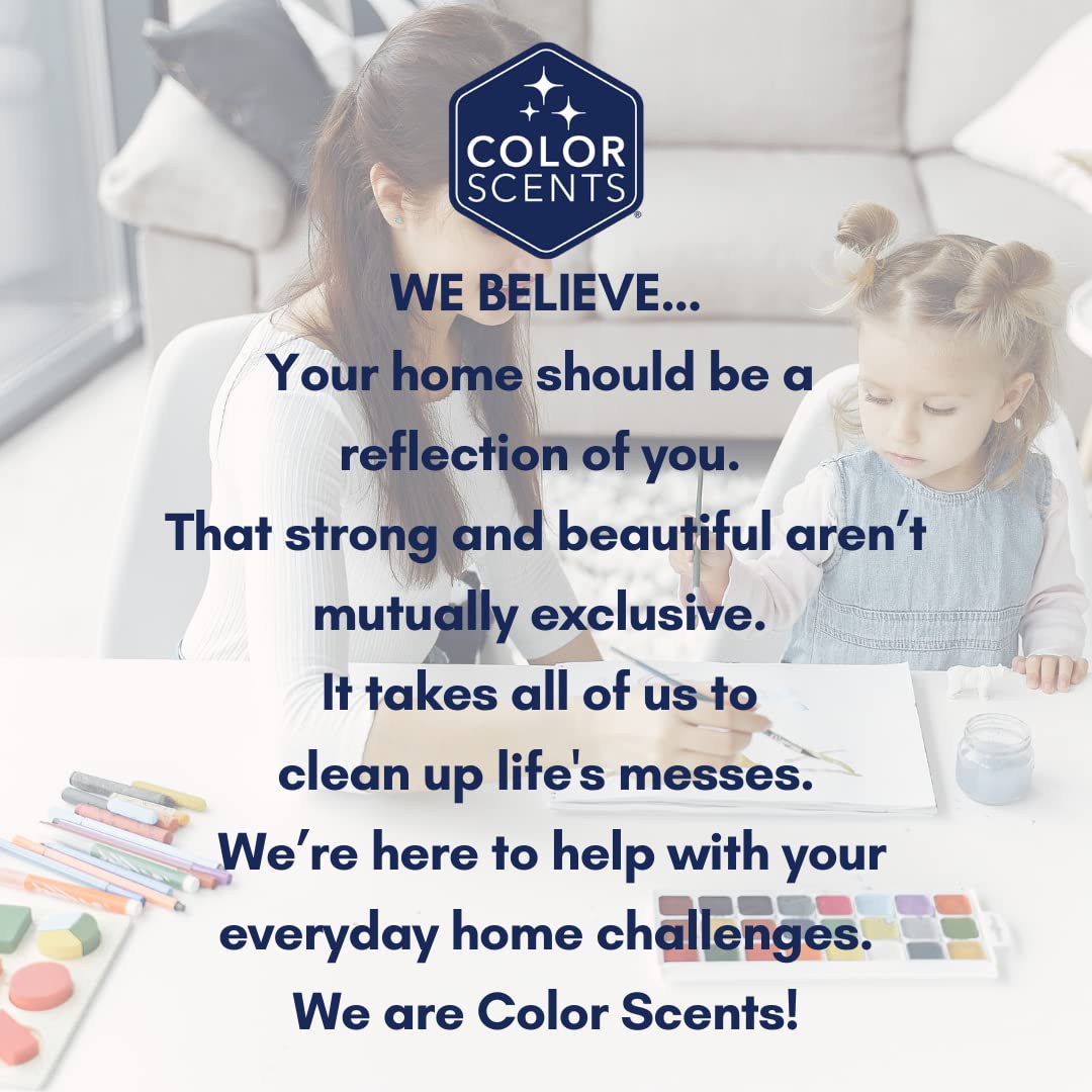 Color Scents ambiente de baño con cesto, beneficio de aroma Simply Clean discreto