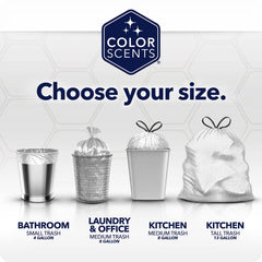 Color Scents textura del film resistente, beneficio de durabilidad para desechos ligeros