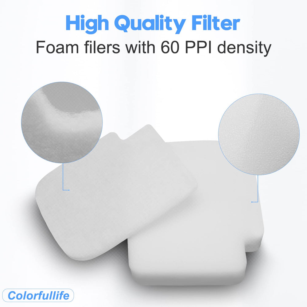 Colorfullife filtros en uso en sala, mejora la limpieza doméstica