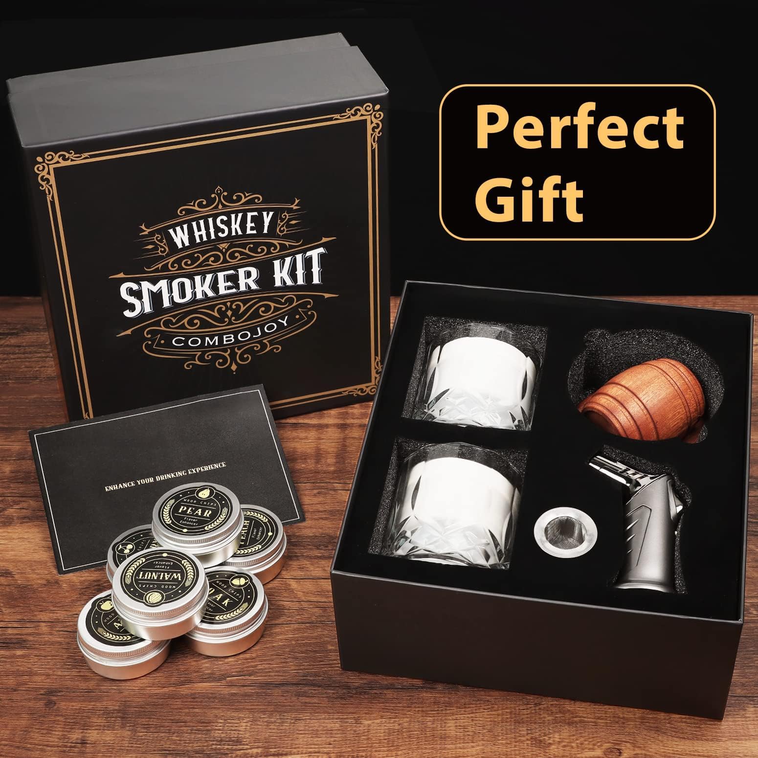 ComboJoy elegante empaque en caja ideal para regalar en ocasiones especiales