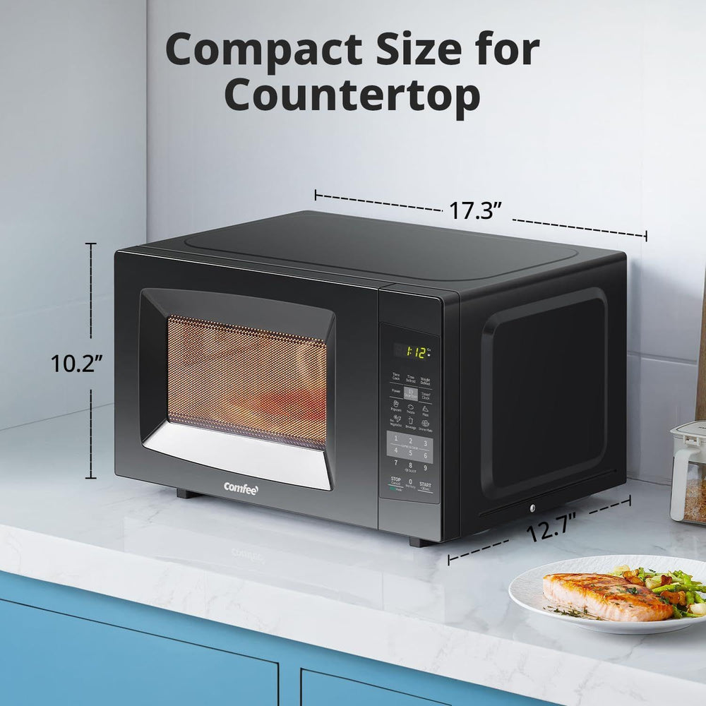COMFEE' interior iluminado que permite ver el alimento y garantizar cocción uniforme