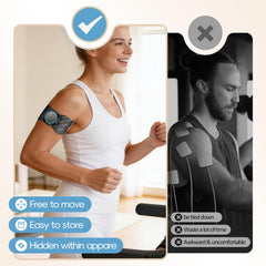 Comfytemp comparación de tamaño en una mano que destaca portabilidad