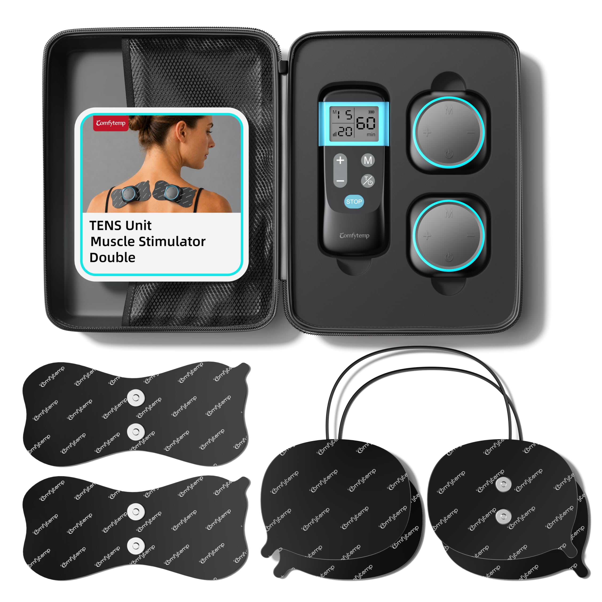 Comfytemp detalle de botones táctiles que permite control directo y cómodo