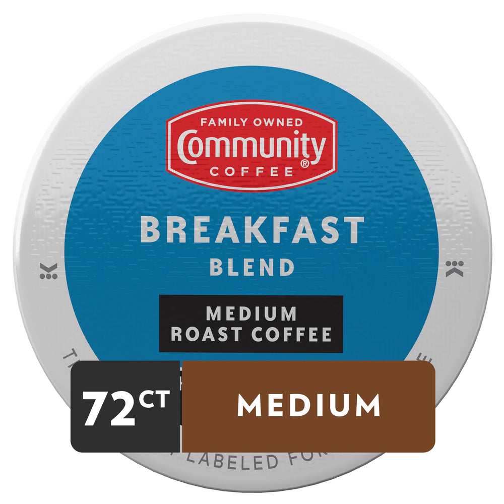 Community Coffee cápsula primer plano detalle para apreciar sello de frescura