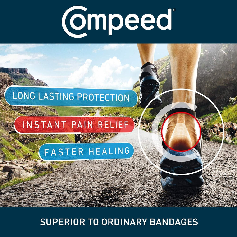 Compeed etiqueta con información de ingredientes y beneficios