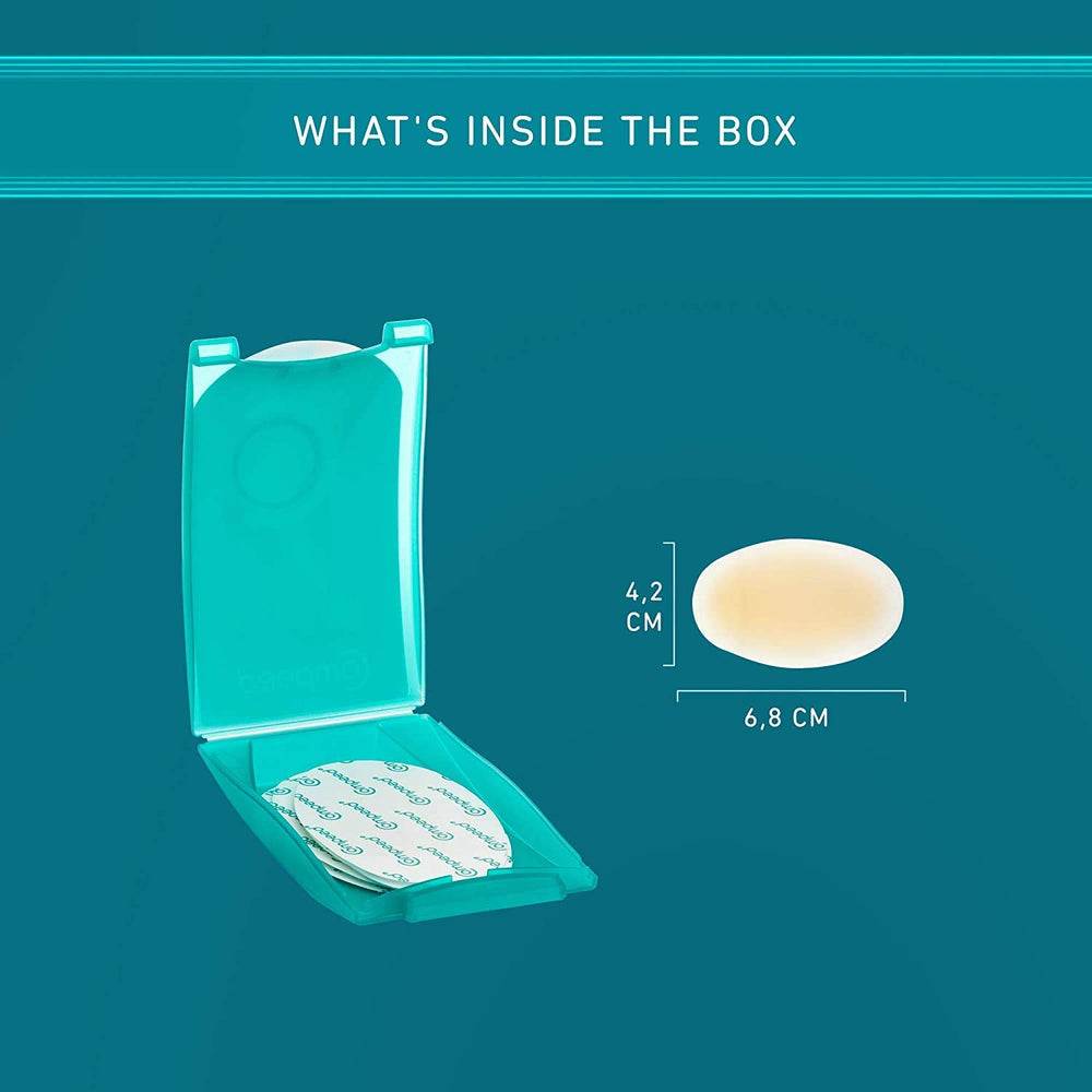 Compeed etiqueta del producto con ingredientes y beneficios para usuarios exigentes