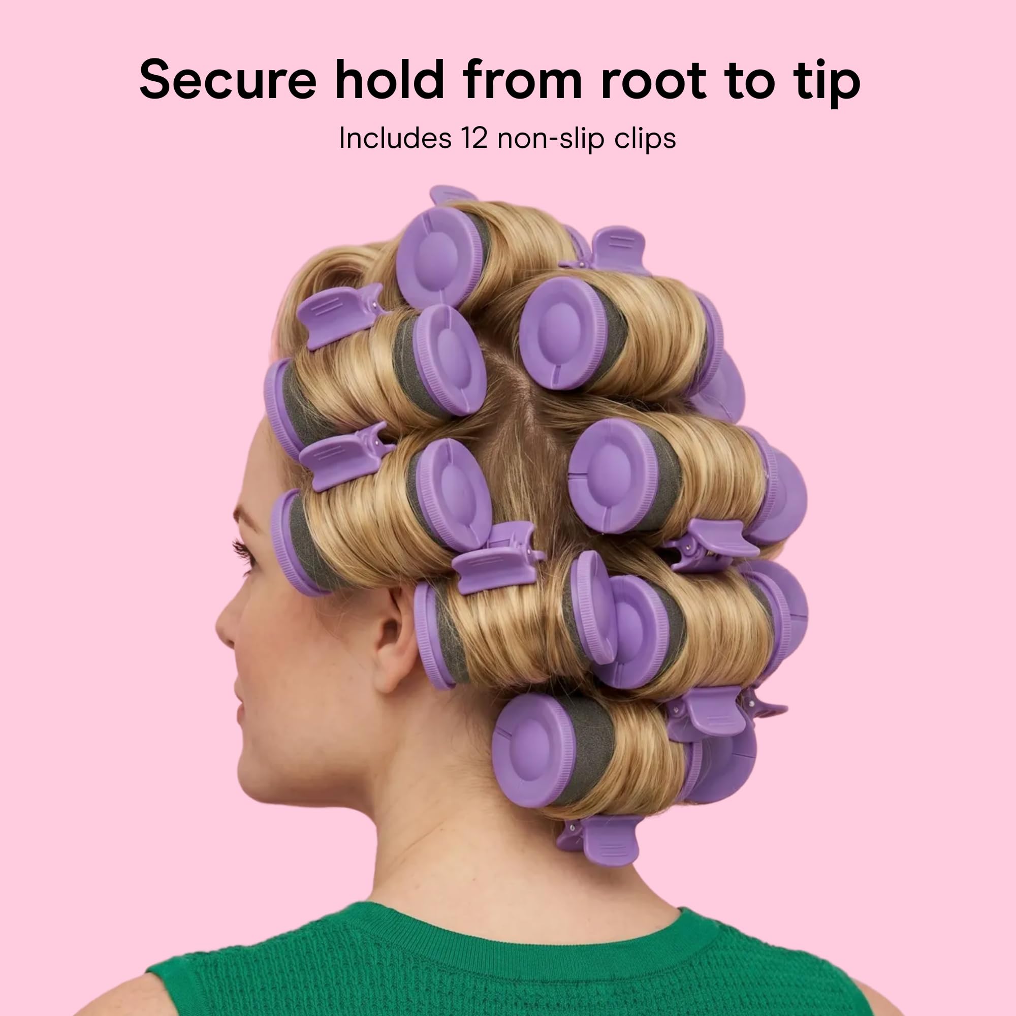 Conair clips super que aseguran los rollos y evitan deslizamientos