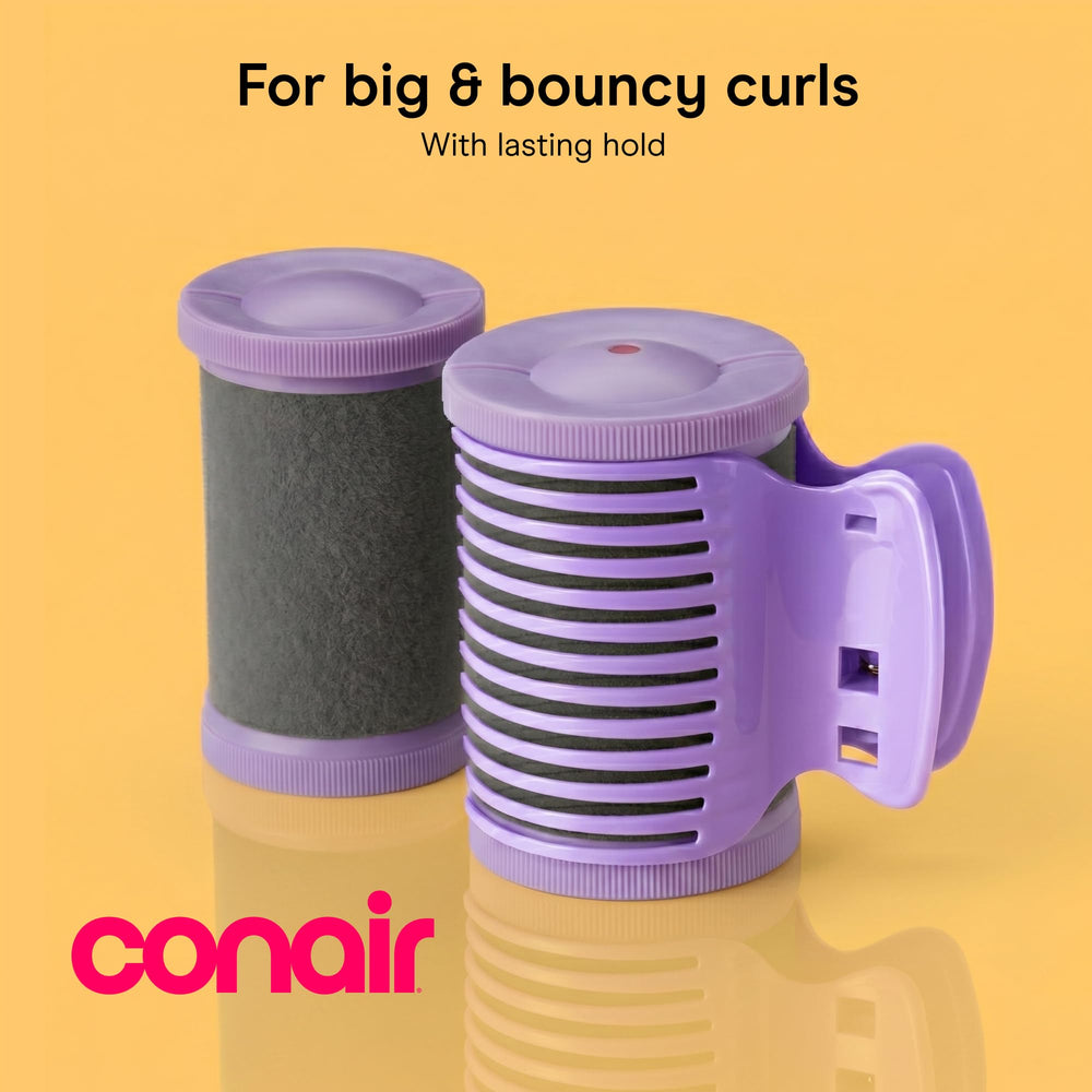 Conair textura aterciopelada de los rollos para protección y calor uniforme