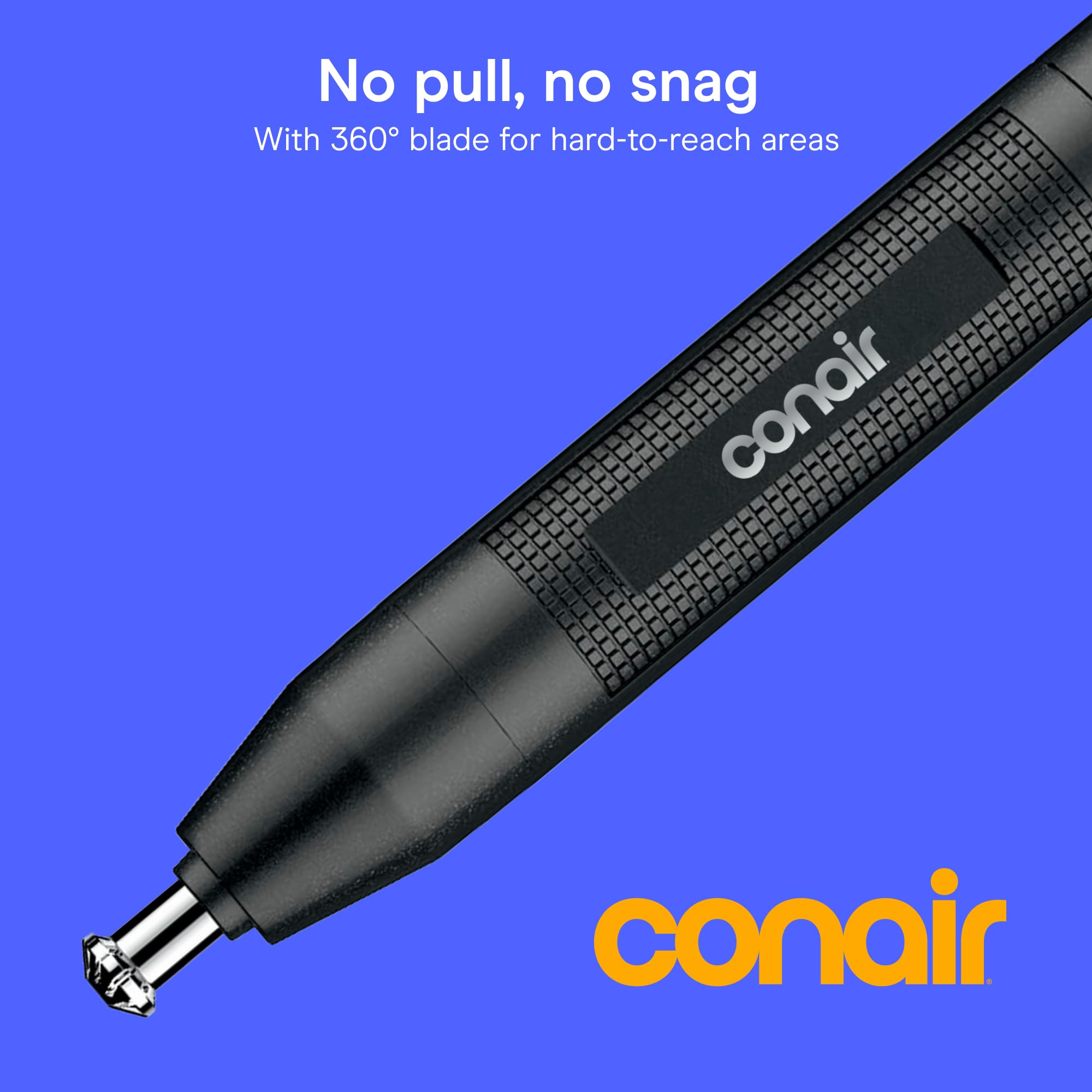 ConairMAN primer plano de la cuchilla 360° que evita tirones