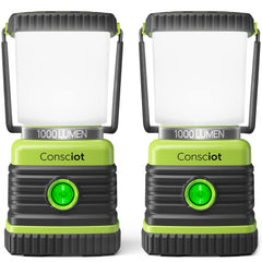 Consciot vista frontal mostrando iluminación 360° y brillo potente